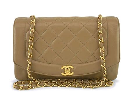 beige diana chanel